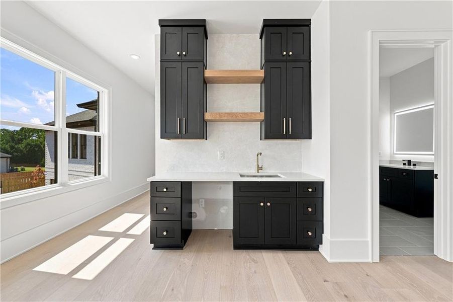Furnished interior view inside a new home in , Buford (Image 14).