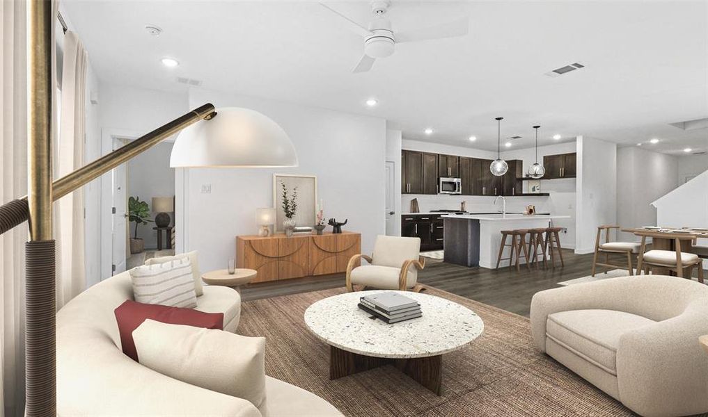 Furnished interior view inside a new home in Rolling Ridge, Van Alstyne (Image 9). Furnished interior view inside a new home in Rolling Ridge, Van Alstyne (Image 9).