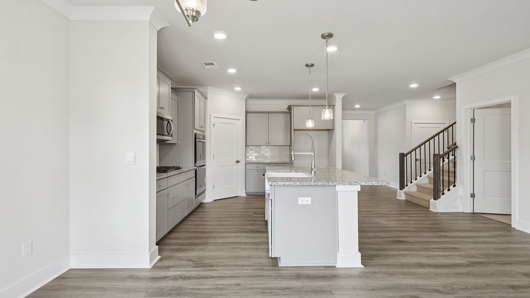 Furnished interior view inside a new home in Harrison Valley, Simpsonville (Image 8). Furnished interior view inside a new home in Harrison Valley, Simpsonville (Image 8).