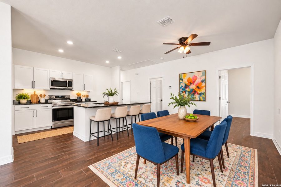 Furnished interior view inside a new home in , San Antonio (Image 14).