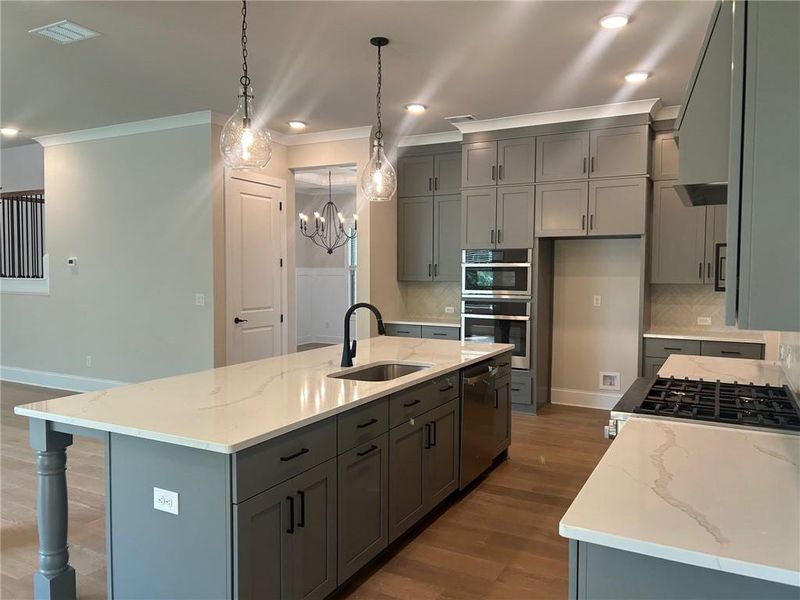 Furnished interior view inside a new home in , Cumming (Image 7).