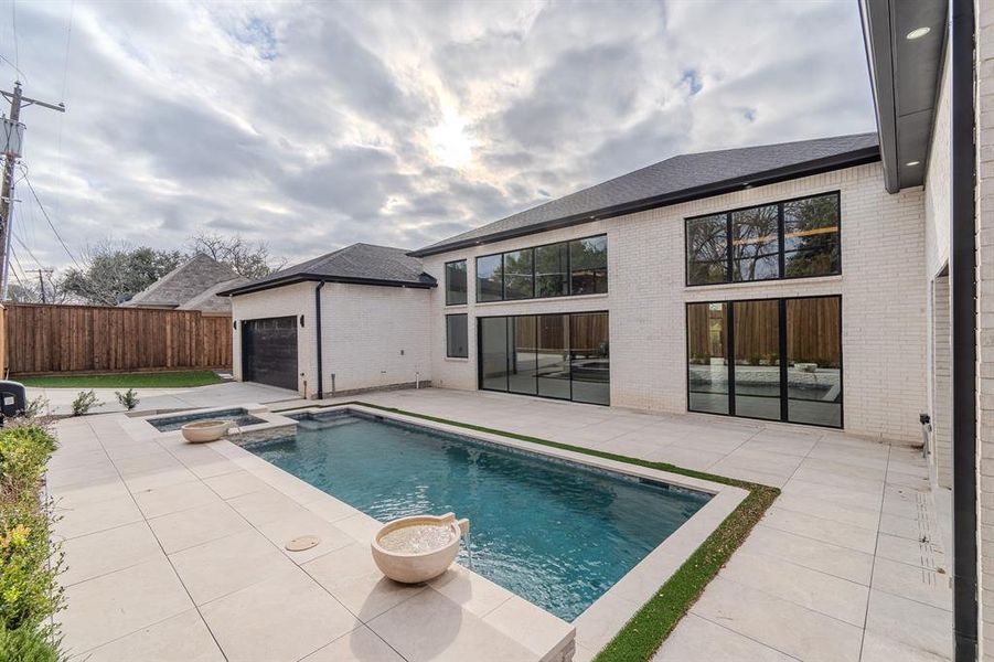 Exterior details and patio area of a home in , Dallas (Image 26).