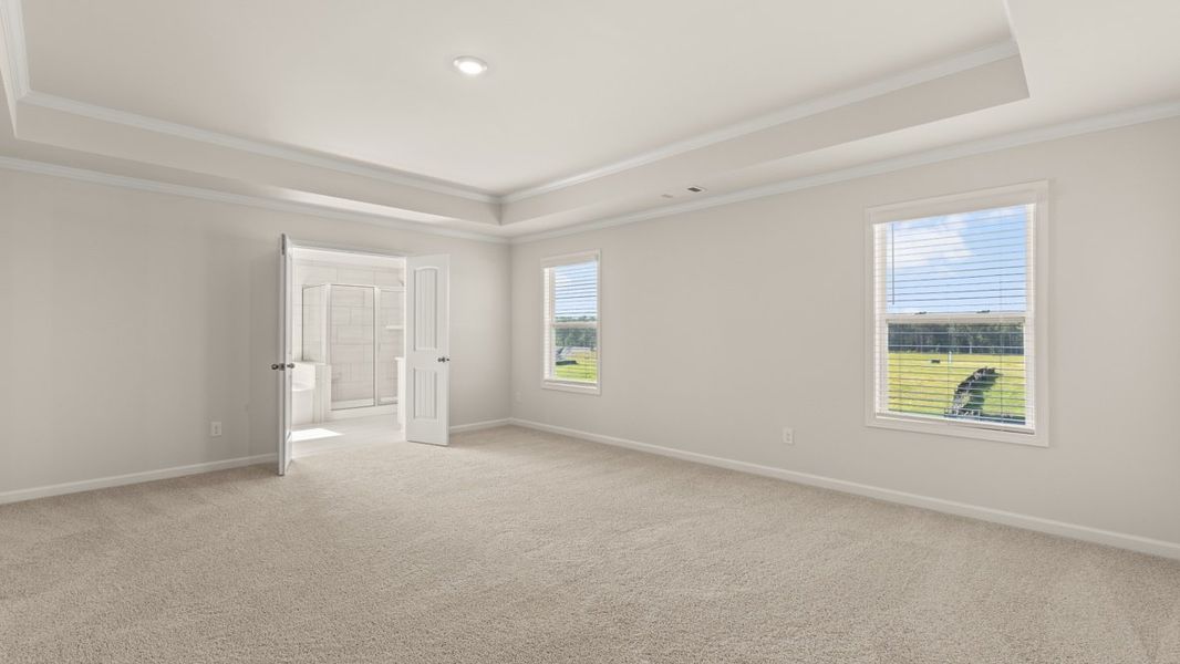 Representative unfurnished interior of a home built from the Westerly by D.R. Horton in Hamptons at Riverwood East, Dallas (Image 24).