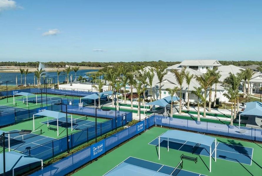 Resort Style Amenities - Tennis & Pickleball