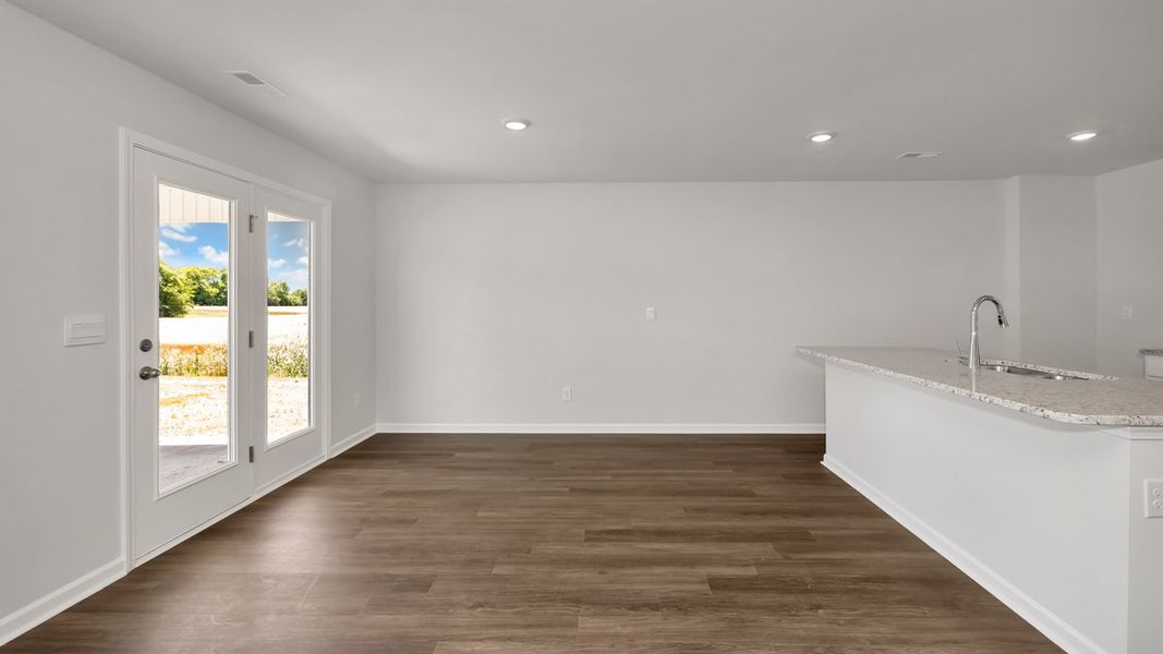Representative unfurnished interior of a home built from the Freeport by D.R. Horton in Bailey Park, Fayetteville (Image 10). Representative unfurnished interior of a home built from the Freeport by D.R. Horton in Bailey Park, Fayetteville (Image 10).