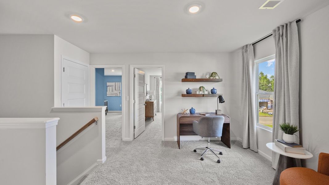 Furnished interior view inside a new home in Wrenfield at Chanticleer, North Augusta (Image 17).