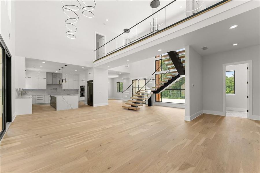 Furnished interior view inside a new home in , Hoschton (Image 4).