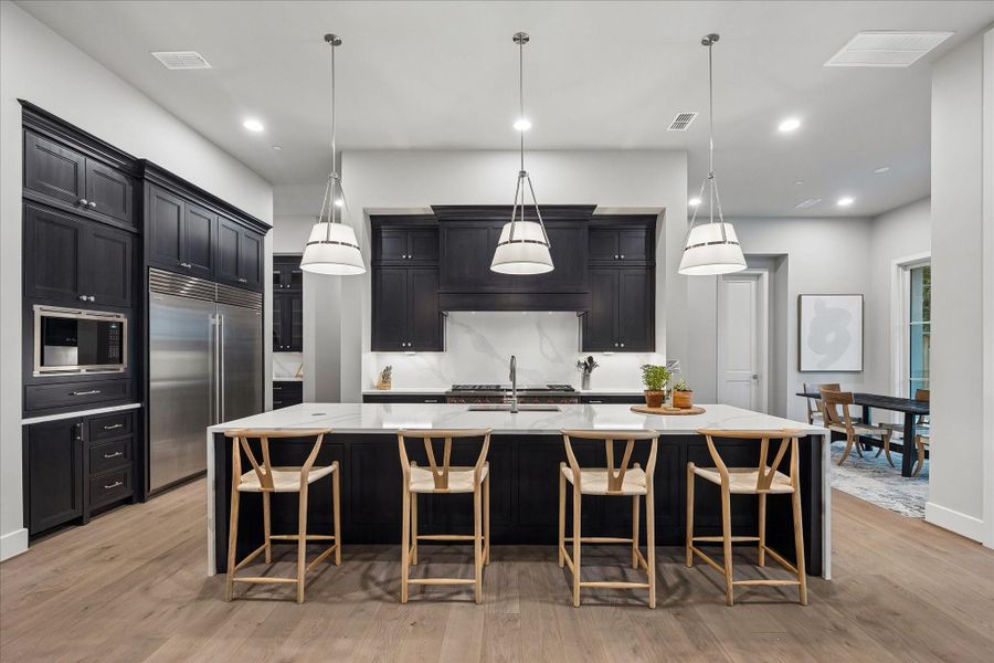 Furnished interior view inside a new home in , Houston (Image 16).