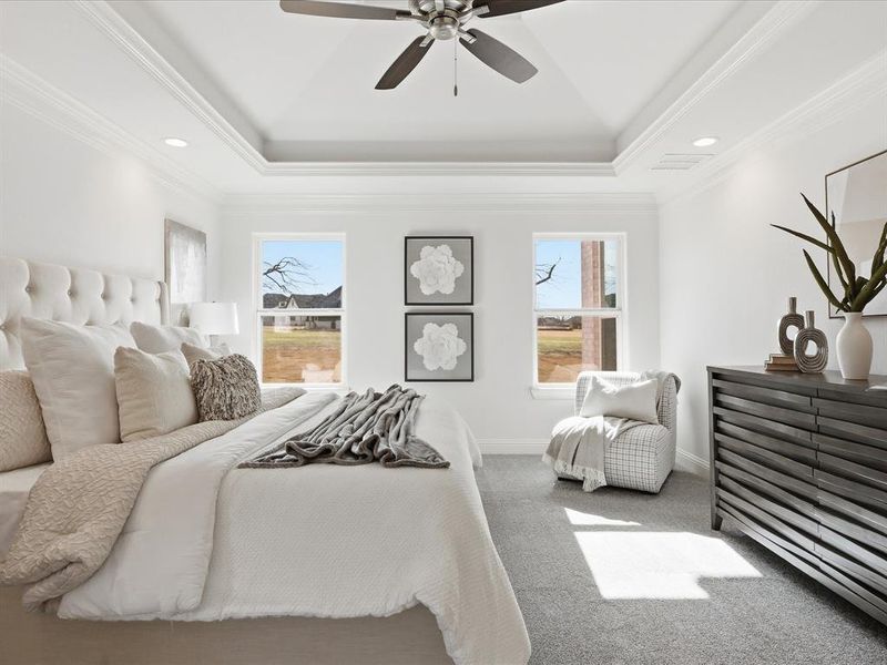 Furnished interior view inside a new home in , Granbury (Image 28).