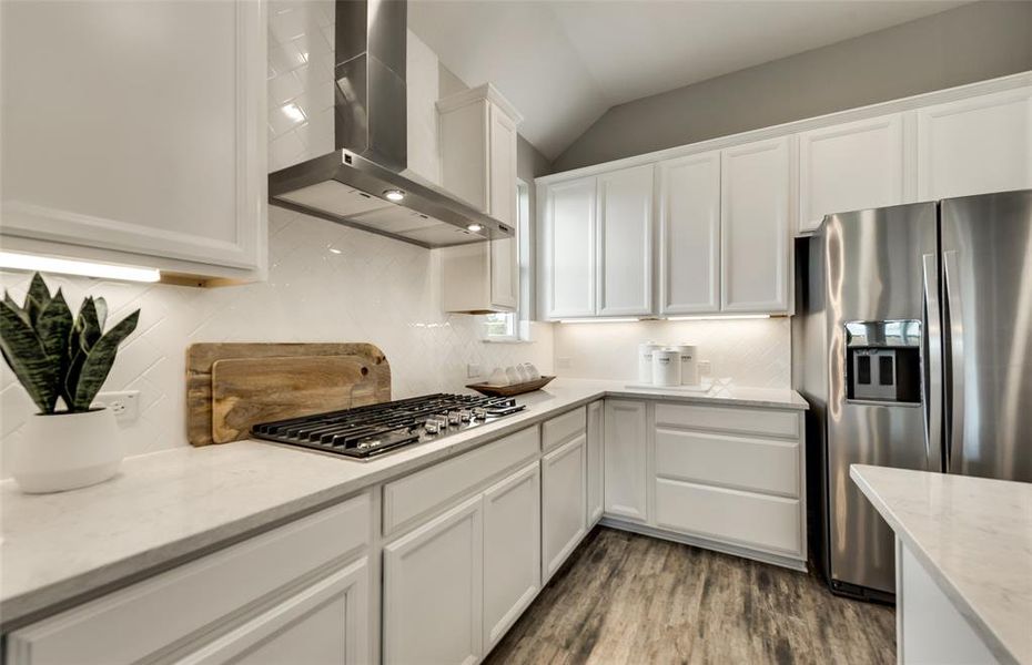 *Model Representation - Abundant cabinet space in kitchen