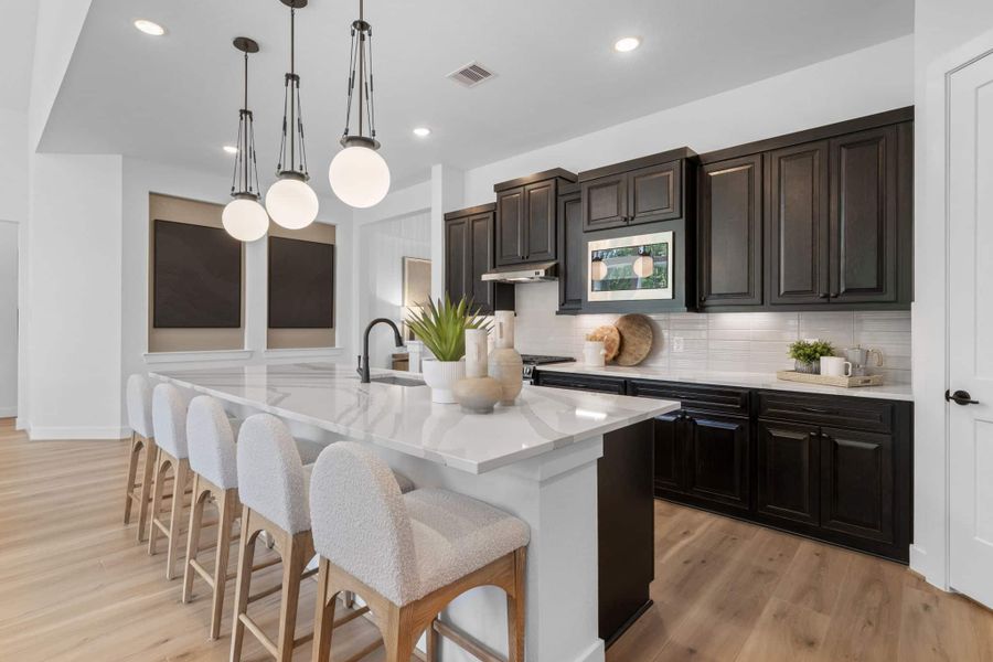Furnished interior view inside a new home in The Highlands, Porter (Image 30).