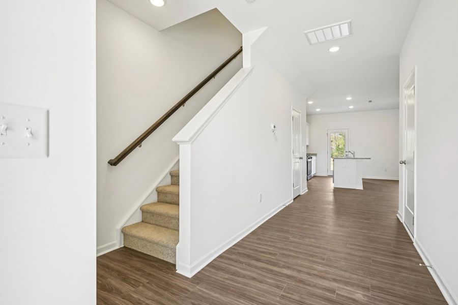 Spacious, unfurnished interior of a new home in Towns at The Point, Rolesville (Image 14).