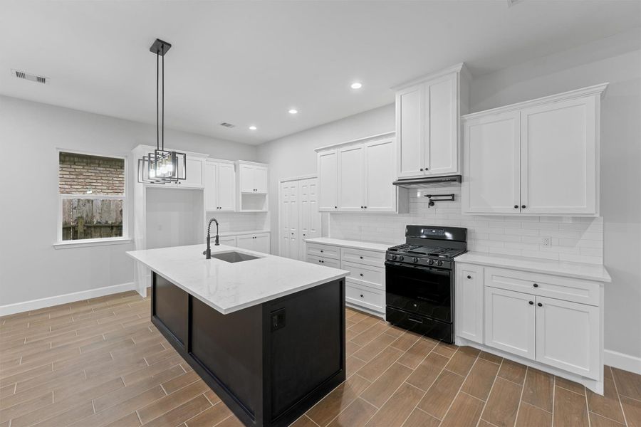 Furnished interior view inside a new home in , Houston (Image 9). Furnished interior view inside a new home in , Houston (Image 9).