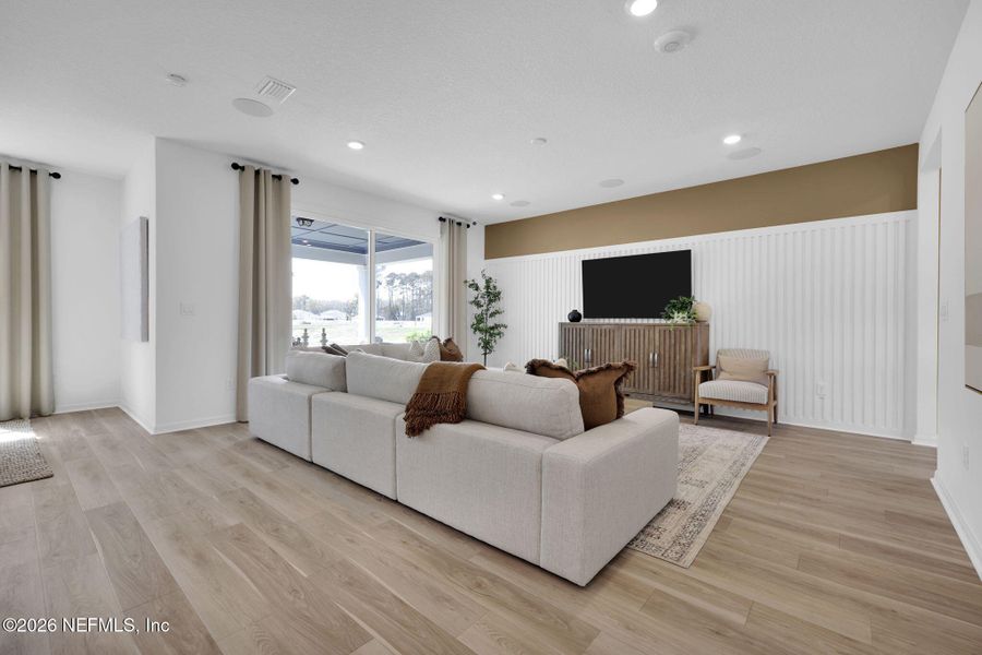 Furnished interior view inside a new home in Wingate Landing, Jacksonville (Image 14).