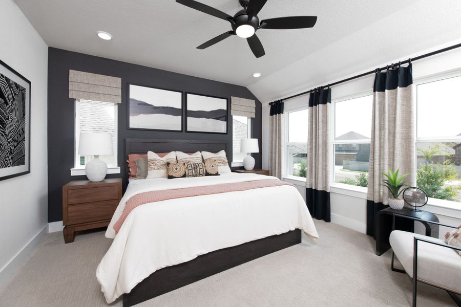 Furnished interior view inside a new home in The Retreat at Harvest, Argyle (Image 7).