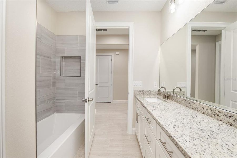 Furnished interior view inside a new home in , Summerfield (Image 9). Furnished interior view inside a new home in , Summerfield (Image 9).