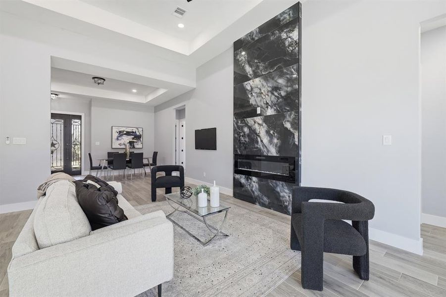 Furnished interior view inside a new home in , Arlington (Image 7).