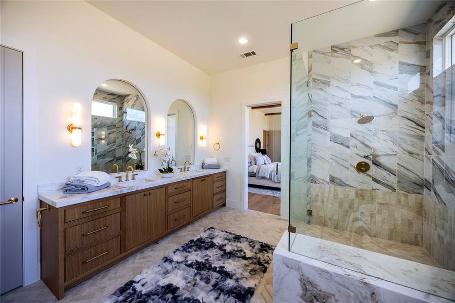 Furnished interior view inside a new home in , Southlake (Image 8). Furnished interior view inside a new home in , Southlake (Image 8).