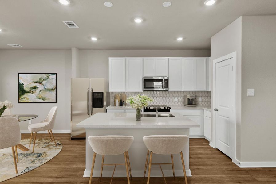 Furnished interior view inside a new home in Creekhaven, Rosharon (Image 5).