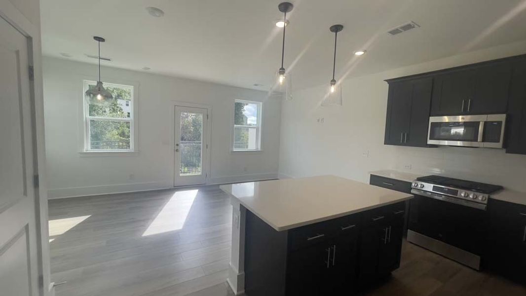 Kitchen featuring Industrial Collection Finishes