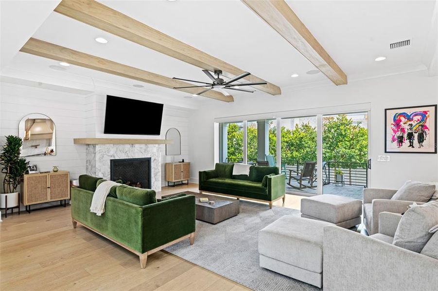 Furnished interior view inside a new home in , Tampa (Image 46).