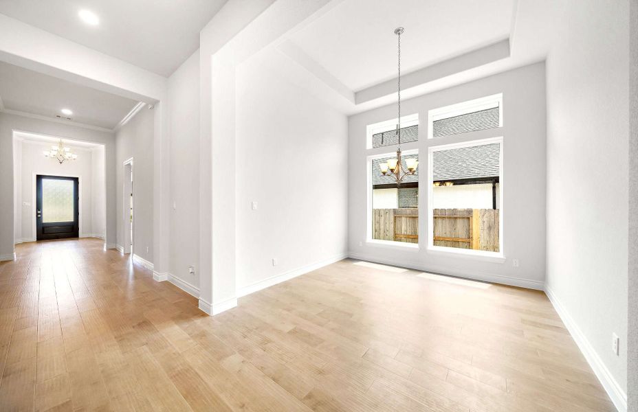 Representative unfurnished interior of a home built from the 3049AU by Ravenna Homes in Audubon 60′, Magnolia (Image 29).