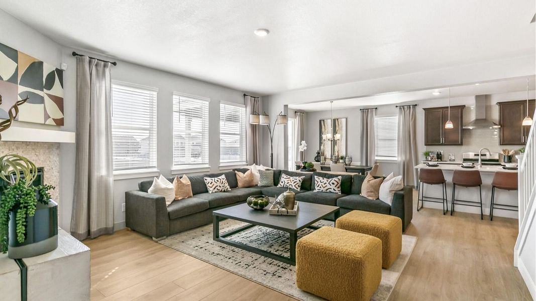 Furnished interior view inside a new home in Vantage, Berthoud (Image 12).