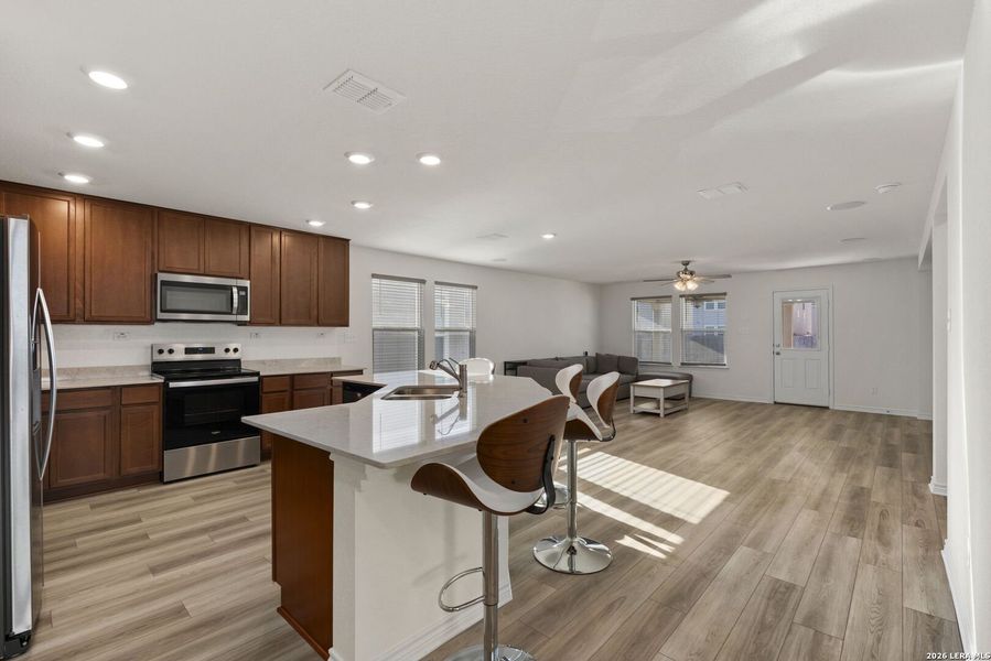 Furnished interior view inside a new home in , San Antonio (Image 16).