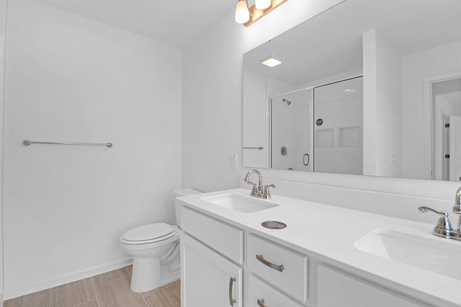 Representative furnished interior of a home built from the Lido by True Homes in Autumn Ridge, High Shoals (Image 7).