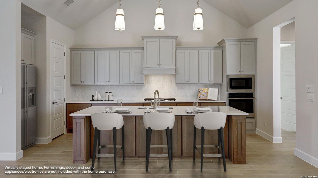 Furnished interior view inside a new home in The Ranches at Creekside, Boerne (Image 11).