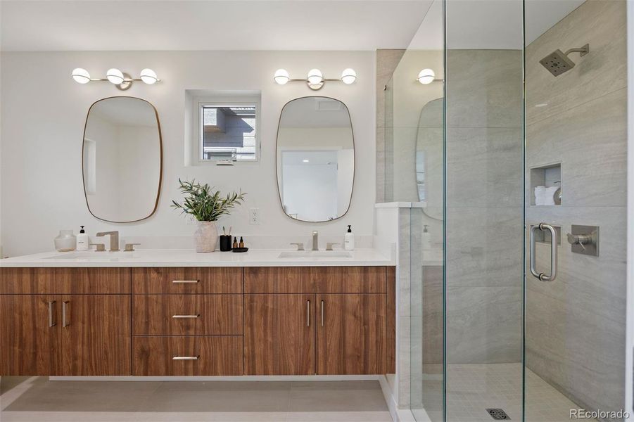 Furnished interior view inside a new home in , Denver (Image 46).