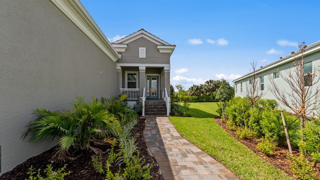 Exterior details and patio area of a home in Verandah, Fort Myers (Image 3).