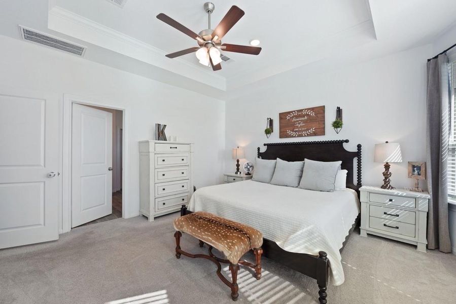 Retire at night in your primary suite. Retire at night in your primary suite.