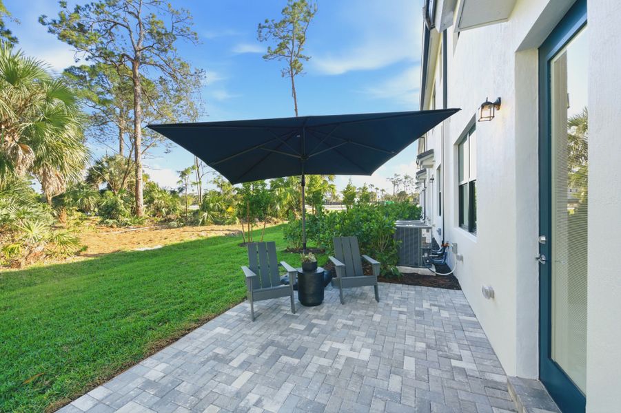 Exterior details and patio area of a home in Everton, Lantana (Image 3). Exterior details and patio area of a home in Everton, Lantana (Image 3).