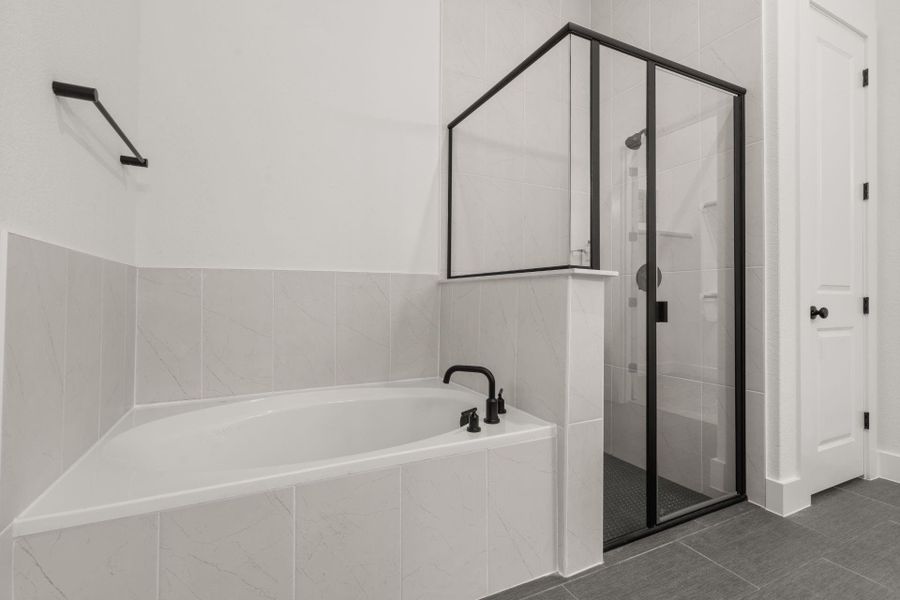 Garden Tub & Walk-in Shower in Primary Bath