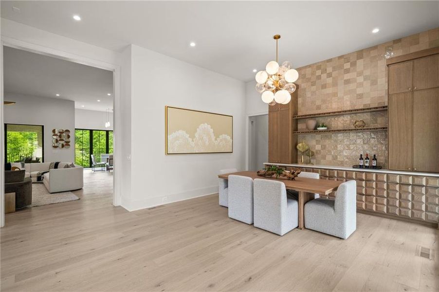 Furnished interior view inside a new home in , Atlanta (Image 27).