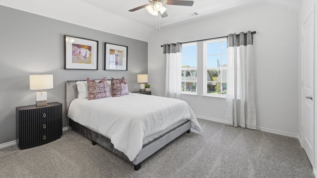 Furnished interior view inside a new home in Lakewood Trails, Forney (Image 22). Furnished interior view inside a new home in Lakewood Trails, Forney (Image 22).
