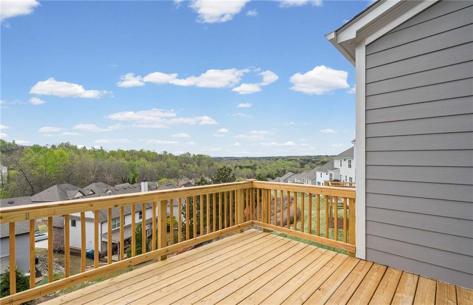 Exterior details and patio area of a home in Sierra Creek, Hoschton (Image 3).