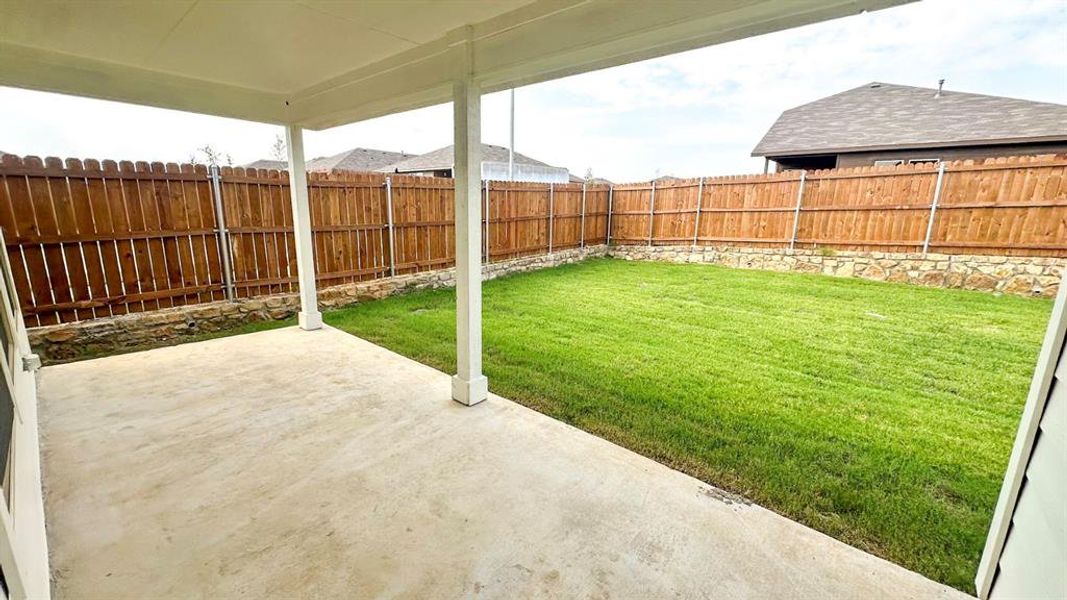 Covered back Patio Covered back Patio