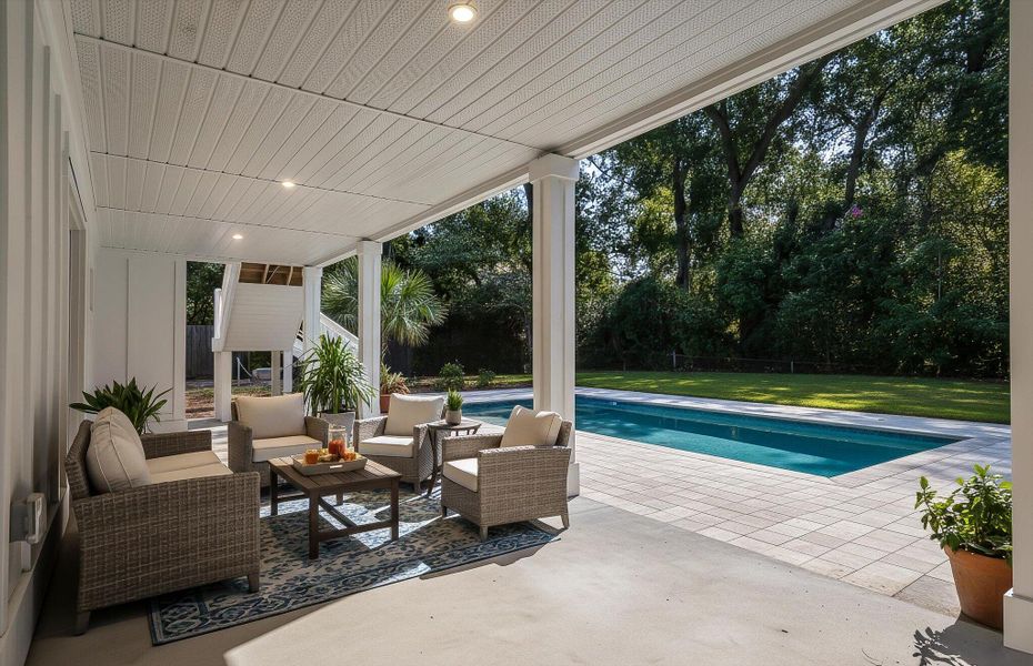 Furnished interior view inside a new home in , Charleston (Image 3).