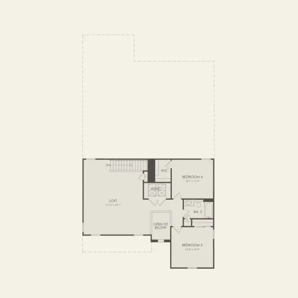 2D floor plan layout for the Coral Grand by Pulte Homes in Hilliard Isle, Kissimmee, FL (Image 4).