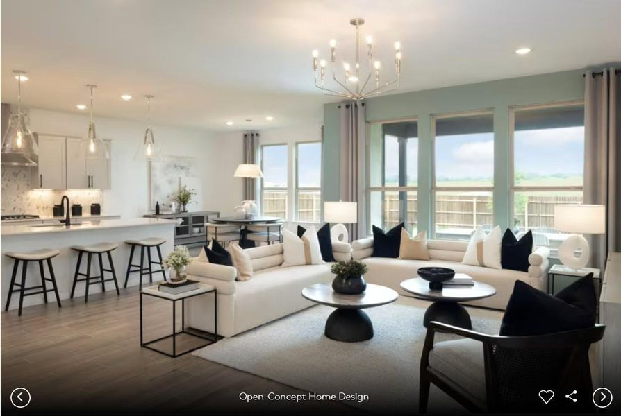 Interior photos- Photo of Pulte model home with same floor plan, not of actual home listed.