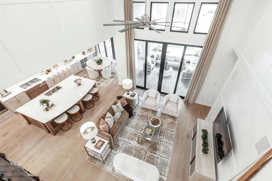 Furnished interior view inside a new home in Mustang Lakes, Celina (Image 15).