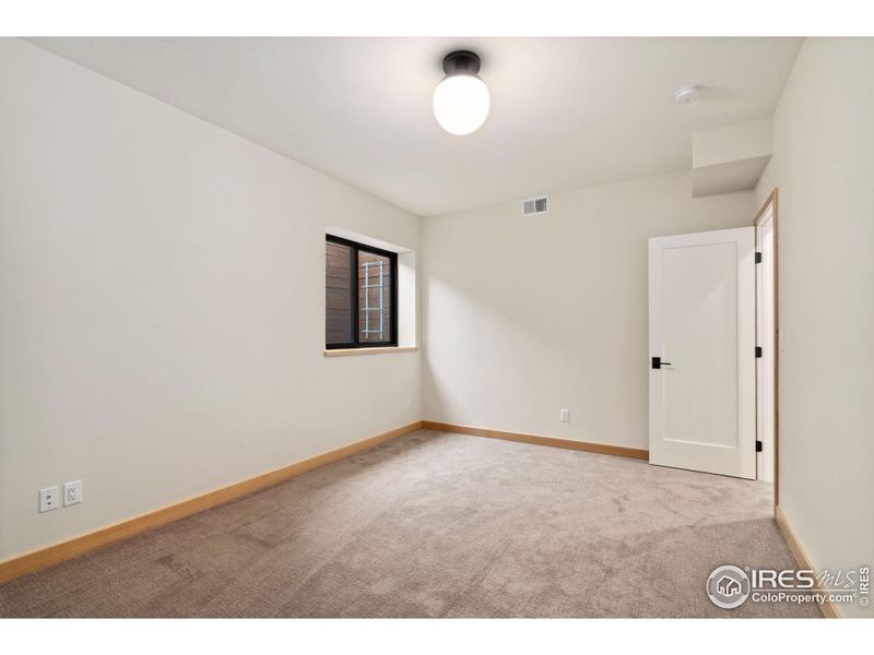 First of Three Basement Bedrooms