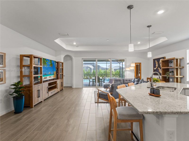 Furnished interior view inside a new home in , Punta Gorda (Image 13).