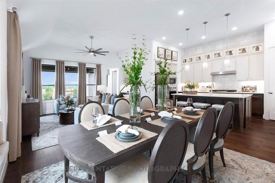 Furnished interior view inside a new home in Treeline, Justin (Image 29).
