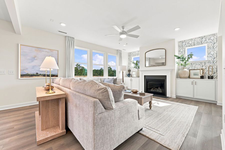Representative furnished interior of a home built from the The Beech by Davidson Homes LLC in Montrose, Aberdeen (Image 10).