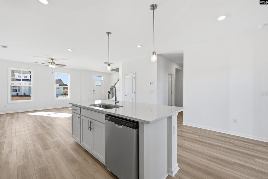 Furnished interior view inside a new home in Bickley Station, Irmo (Image 8).
