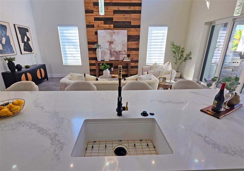 Close-up of interior finishes inside a home in , Sarasota (Image 20).