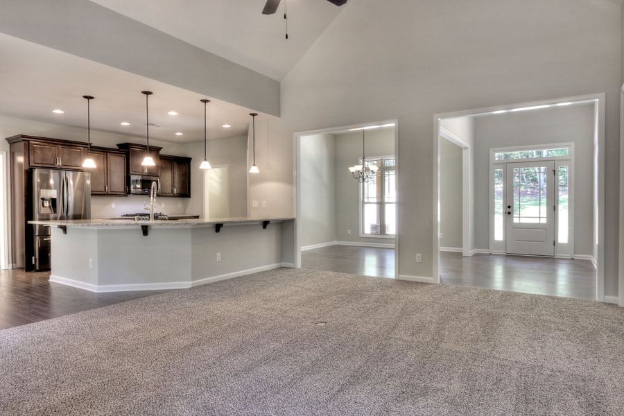 Representative unfurnished interior of a home built from the The Huntleigh by Bamford and Company in Rowland Springs, Cartersville (Image 36).